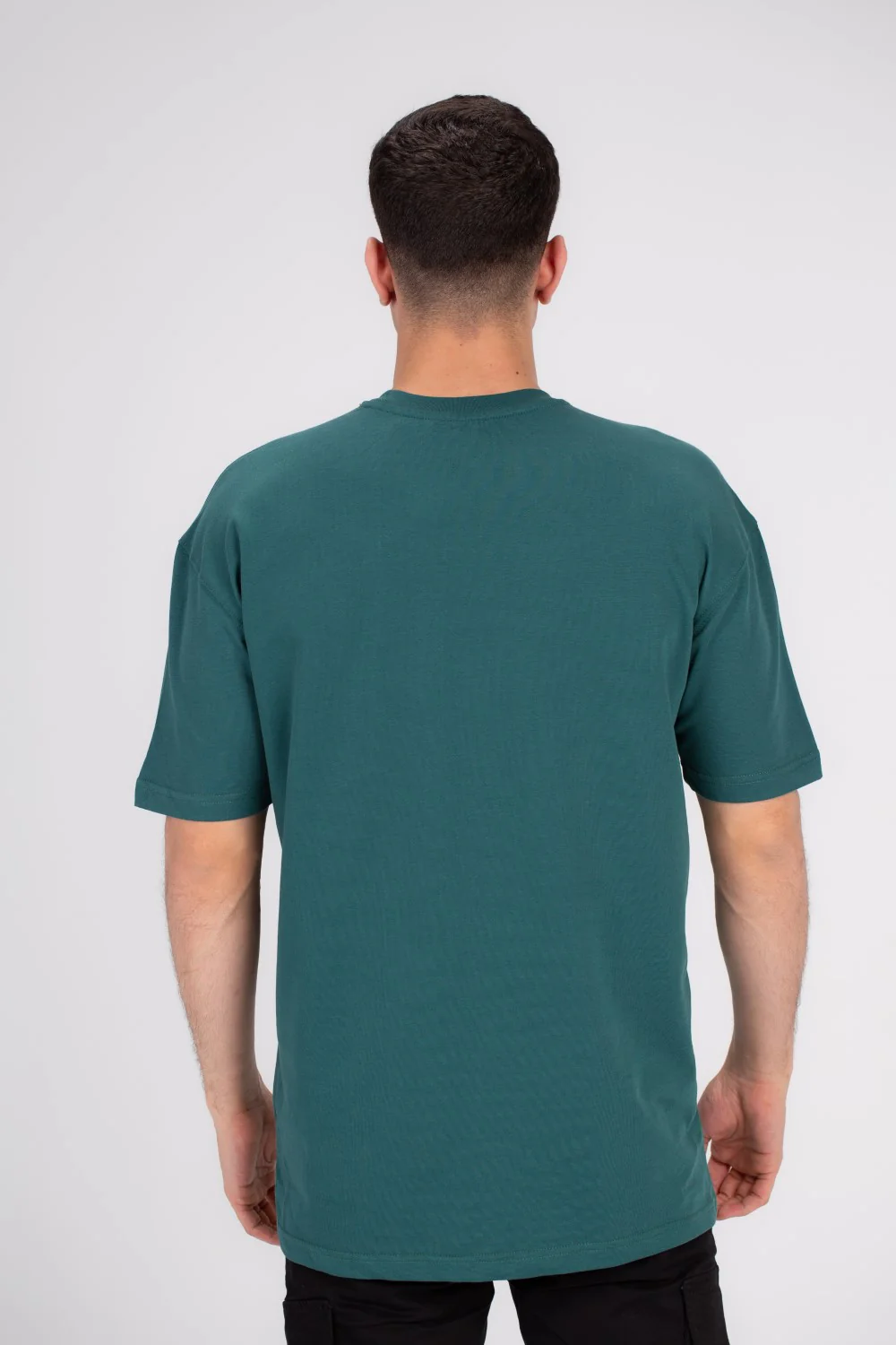 Men's Front Printed Regular Fit Cotton Over Size T-shirt Crafted For Comfort & Style - Image 2