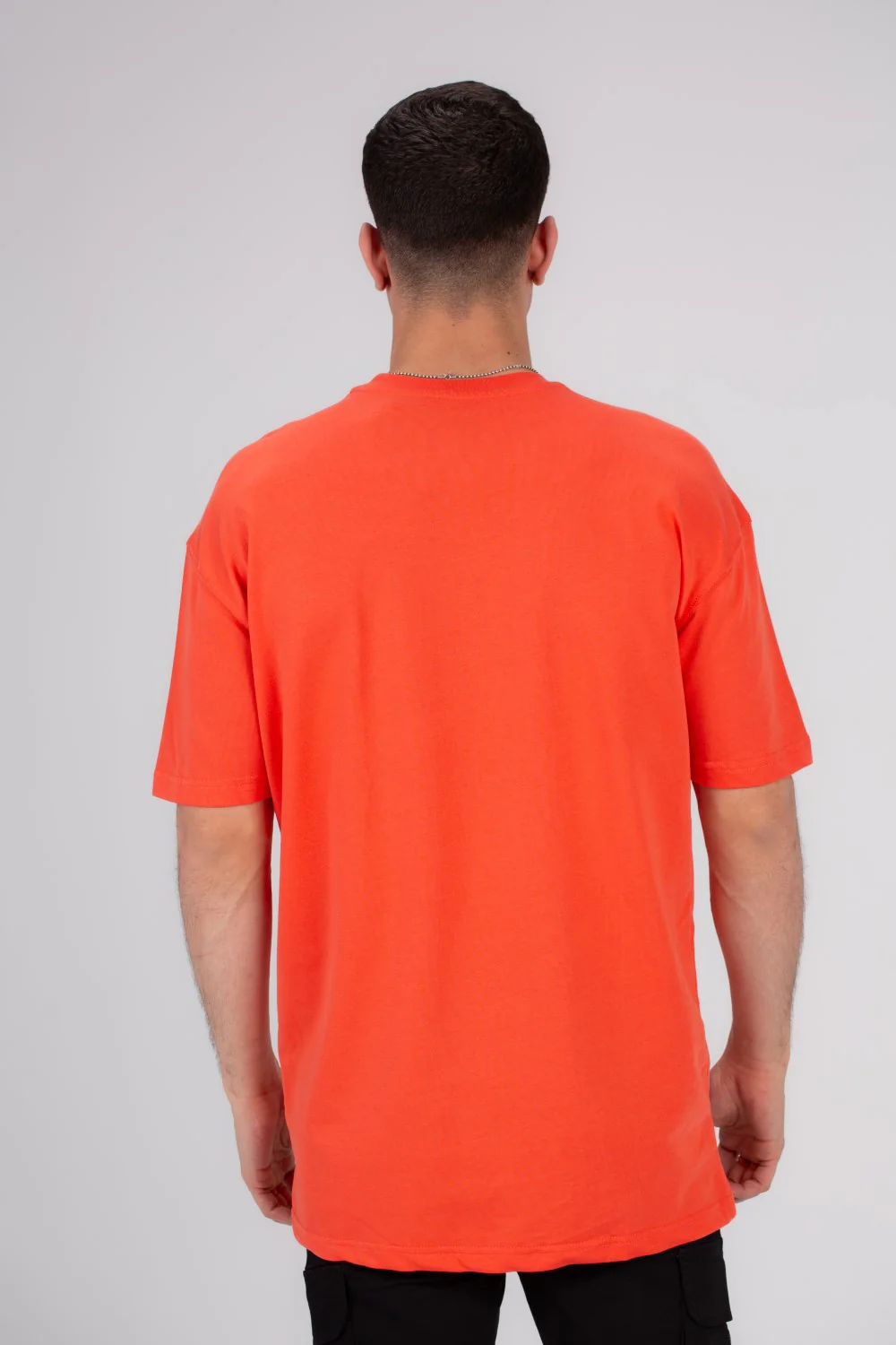 Men's Front Printed Regular Fit Cotton Over Size T-shirt Crafted For Comfort & Style - Image 5