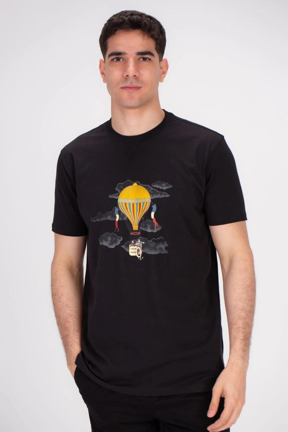 Men's Front Printed Regular Fit Made Of Soft Cotton T-shirt Perfect For Casual Days Or A Night out With Friends - Image 3