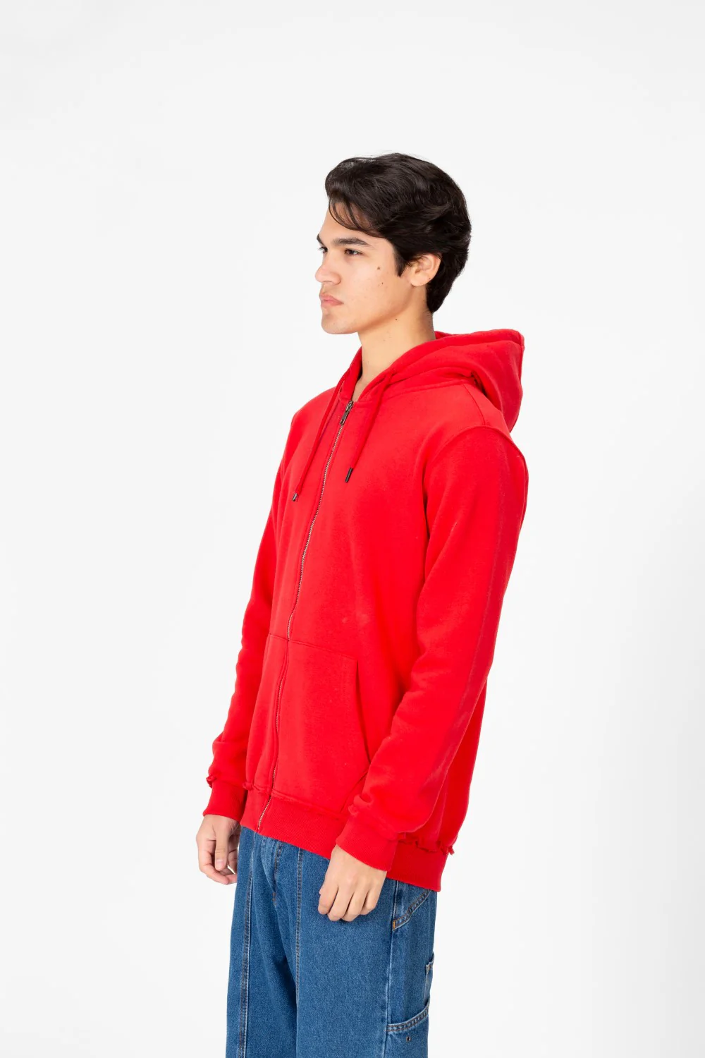 Men's Front Zip Hood Sweatshirt - Image 11