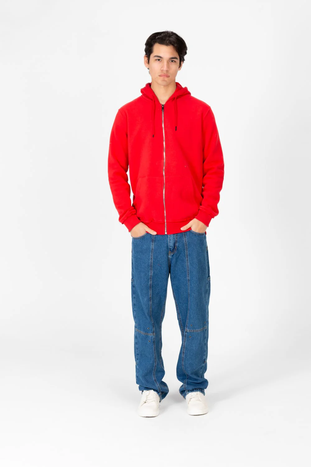 Men's Front Zip Hood Sweatshirt - Image 12