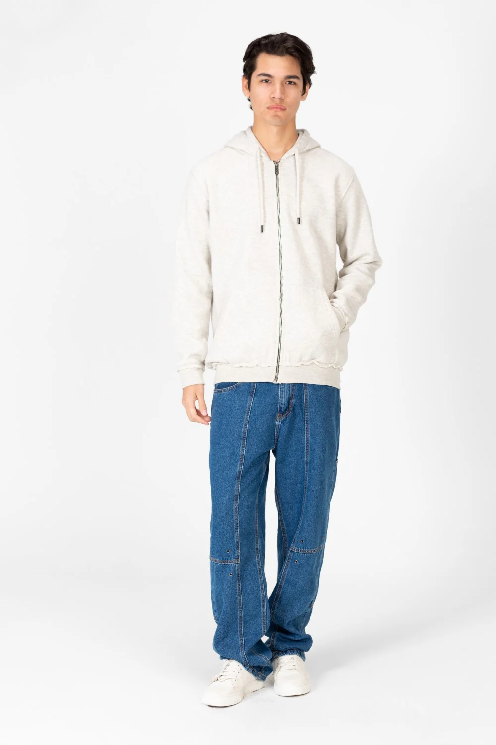 Men's Front Zip Hood Sweatshirt - Image 16