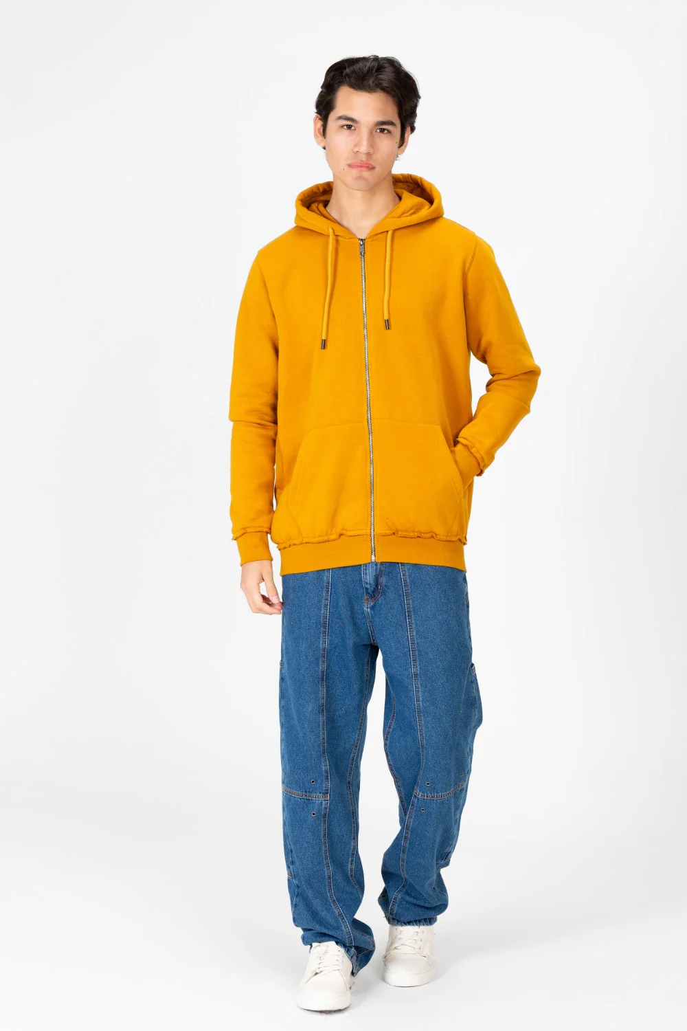 Men's Front Zip Hood Sweatshirt - Image 8