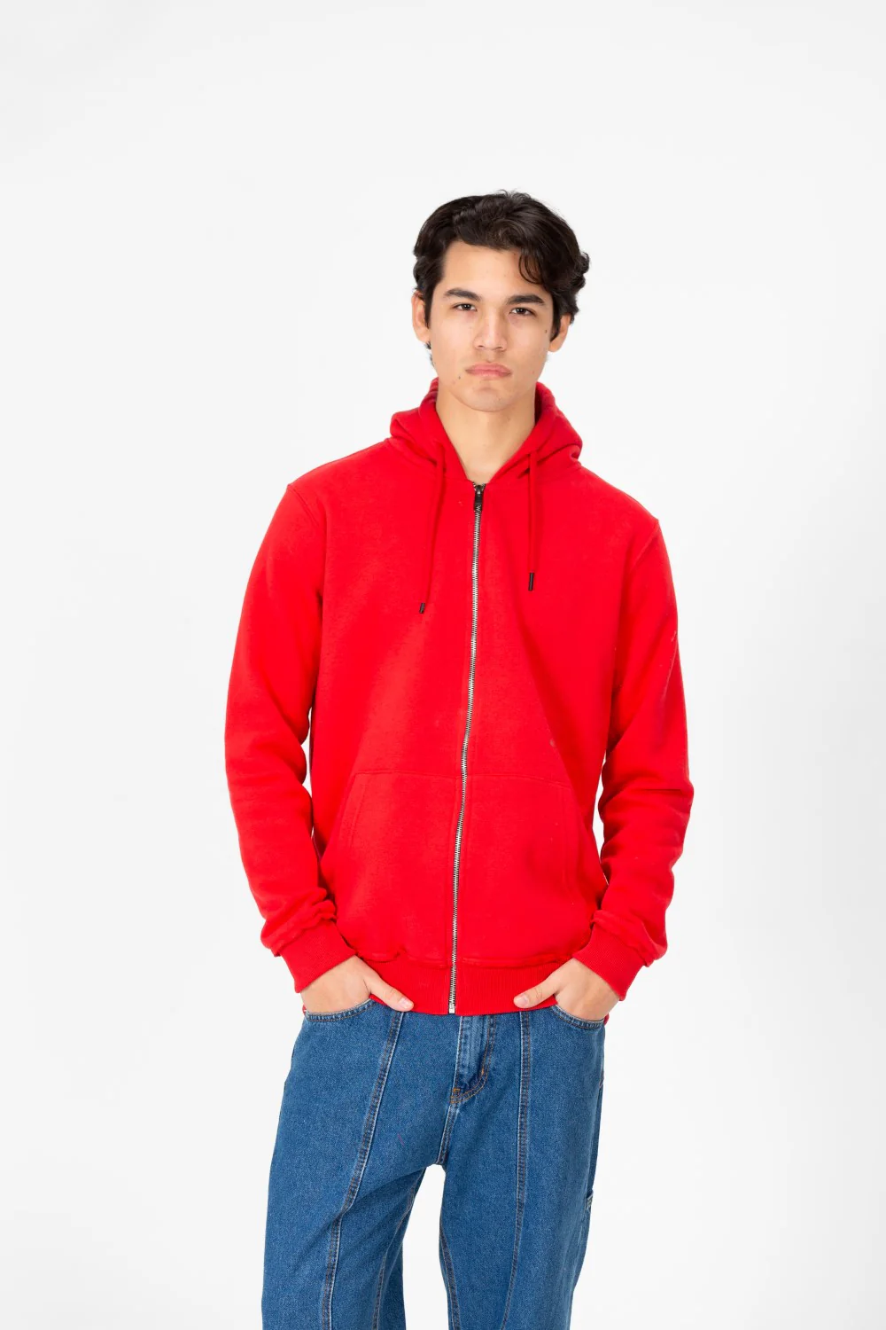 Men's Front Zip Hood Sweatshirt - Image 9