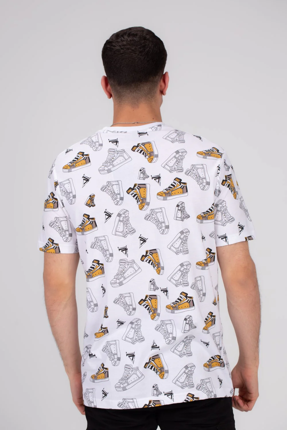 Men's Full Cover Printed Colorful Regular Fit Comfort Cotton Eye Catching Prints T-shirt Perfect For Everyday Wear - Image 5