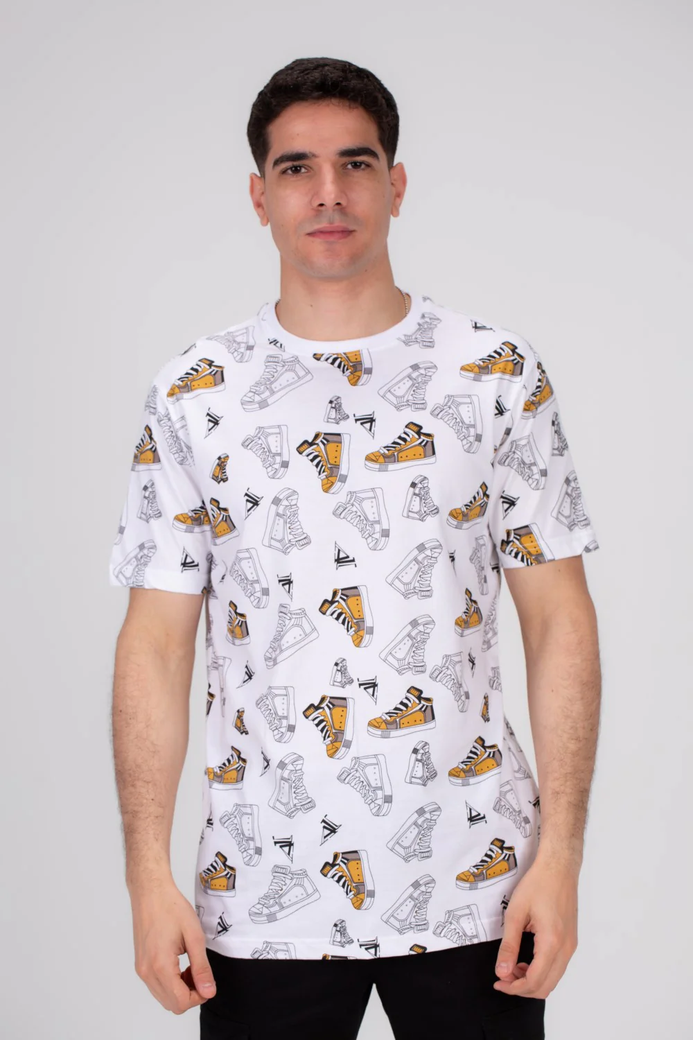 Men's Full Cover Printed Colorful Regular Fit Comfort Cotton Eye Catching Prints T-shirt Perfect For Everyday Wear - Image 6