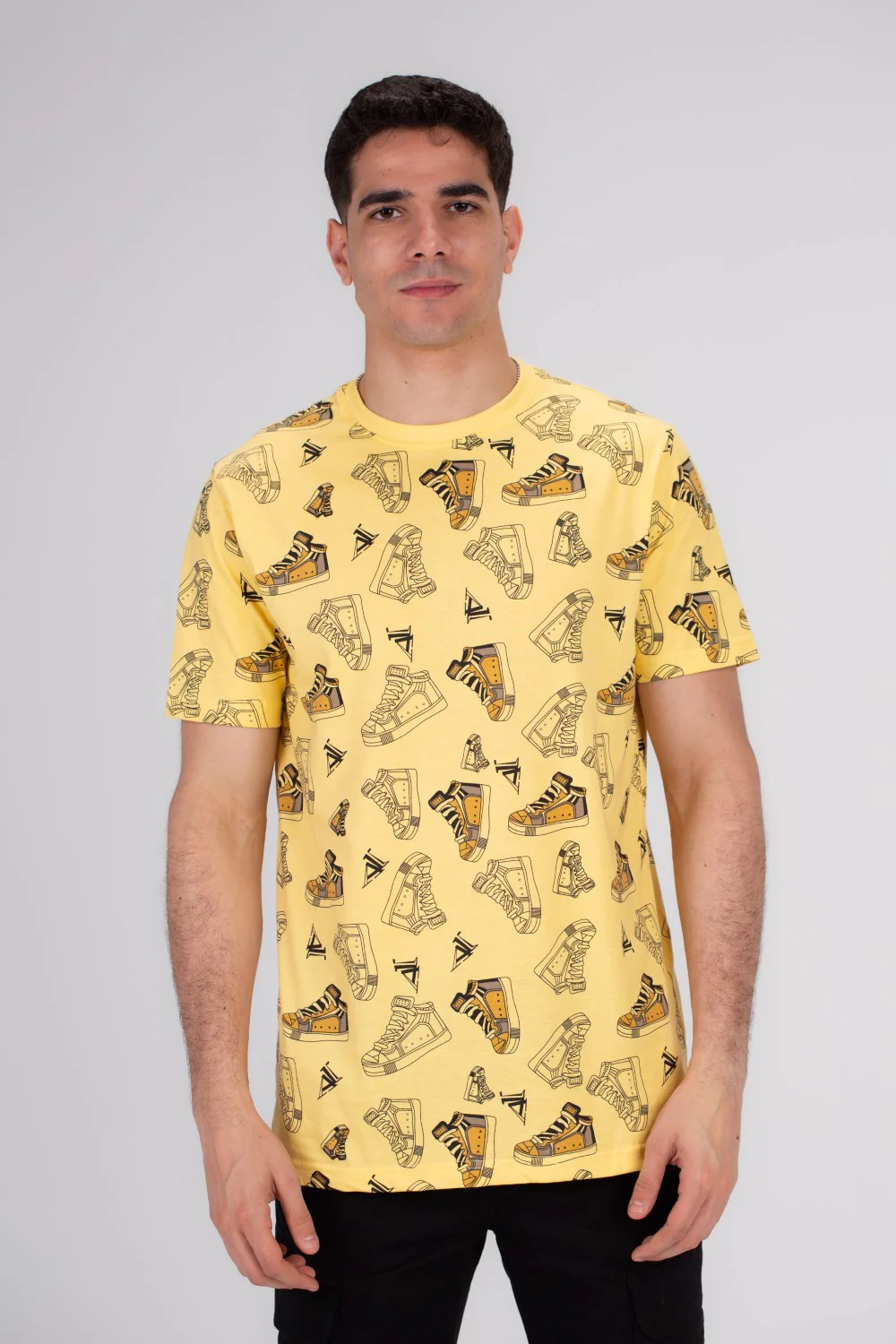 Men's Full Cover Printed Colorful Regular Fit Comfort Cotton Eye Catching Prints T-shirt Perfect For Everyday Wear - Image 9