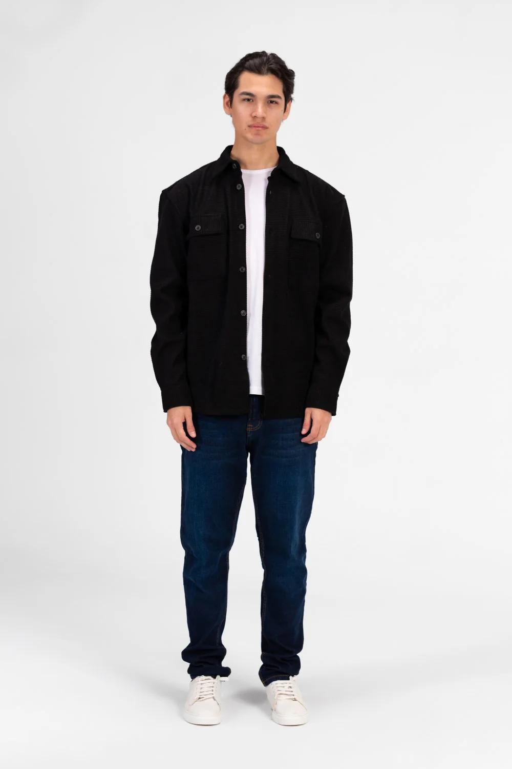 Men's Fur Padded Long Sleeve Shirt Comfortable Material - Image 4