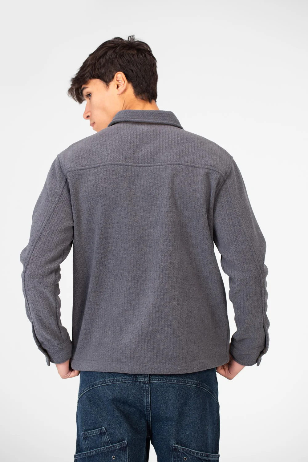 Men's Fur Padded Shirt With Front Pockets In High Quality Material - Image 14