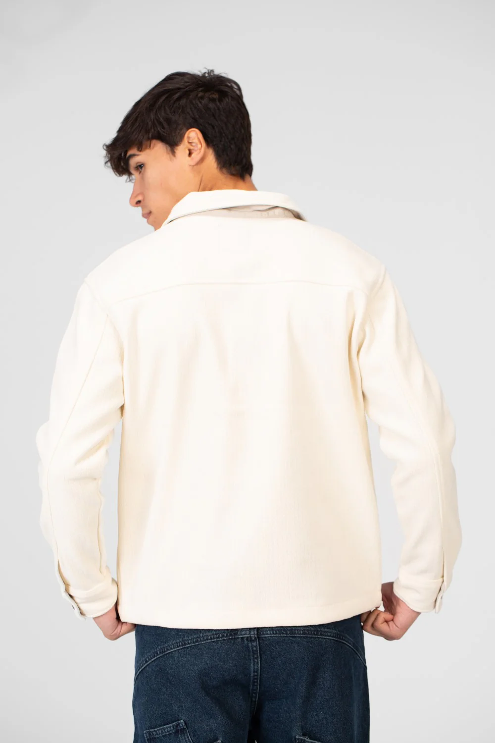 Men's Fur Padded Shirt With Front Pockets In High Quality Material - Image 18