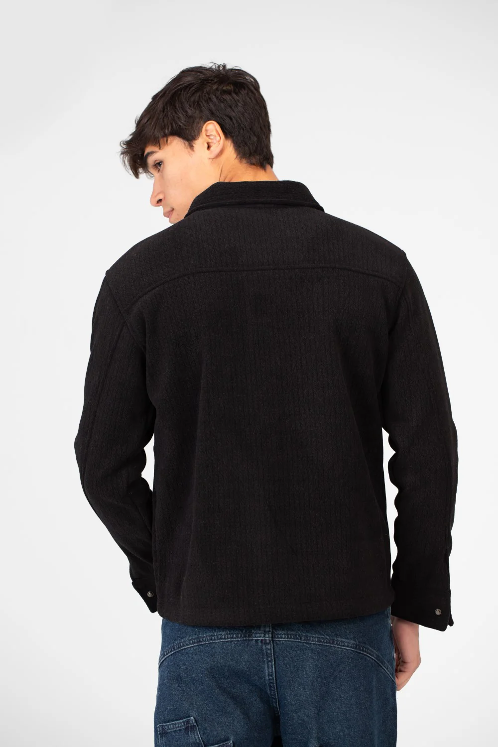 Men's Fur Padded Shirt With Front Pockets In High Quality Material - Image 6