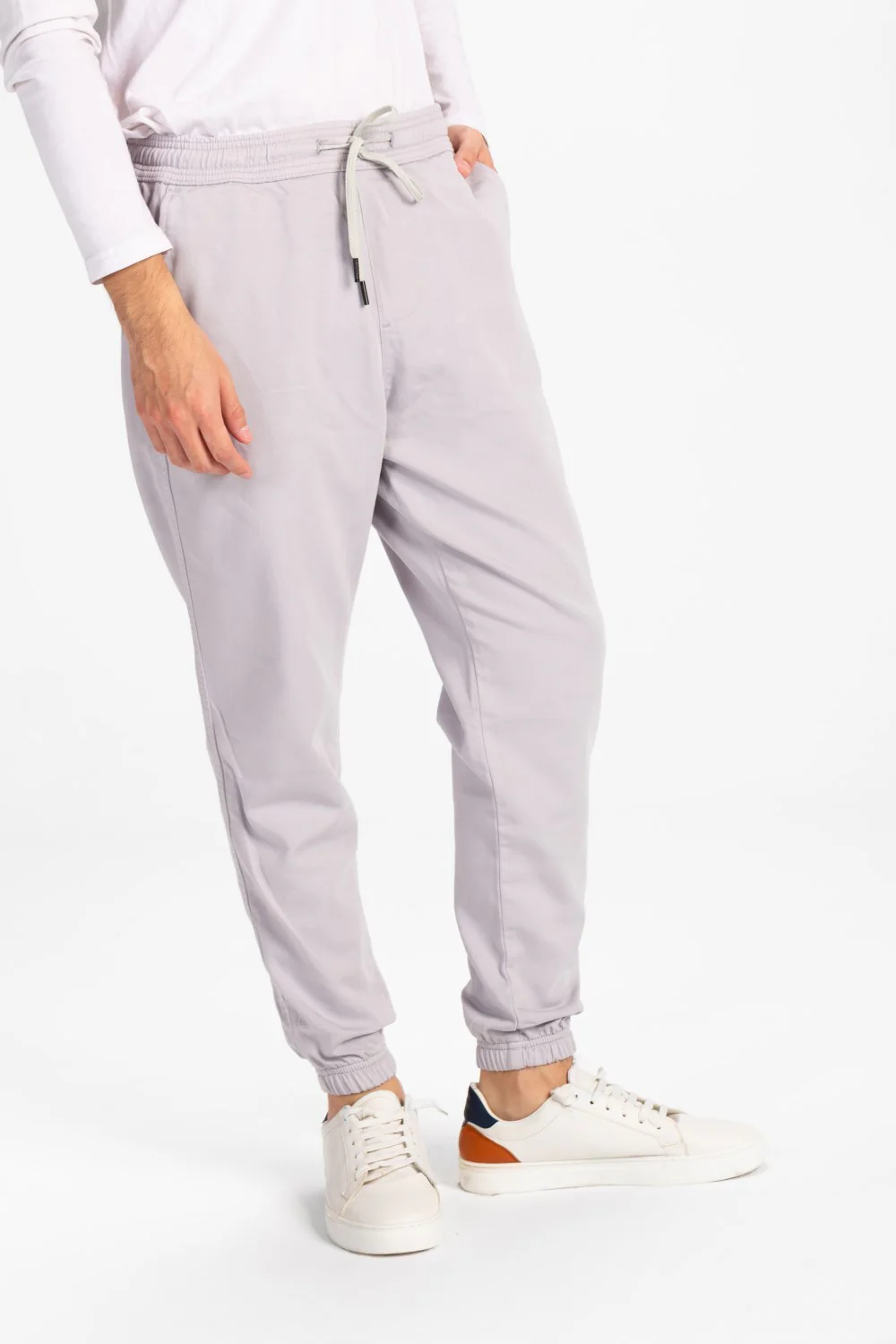 Men's Gabardine Basic Pants With Pockets - Image 7