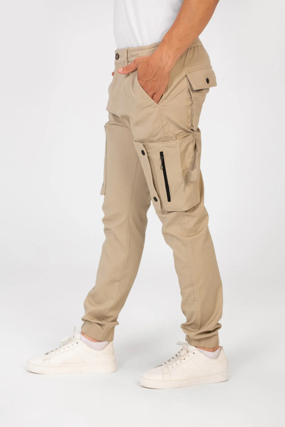Men's Gabardine Sherwal Pants With A Modern Design And Pockets - Image 4
