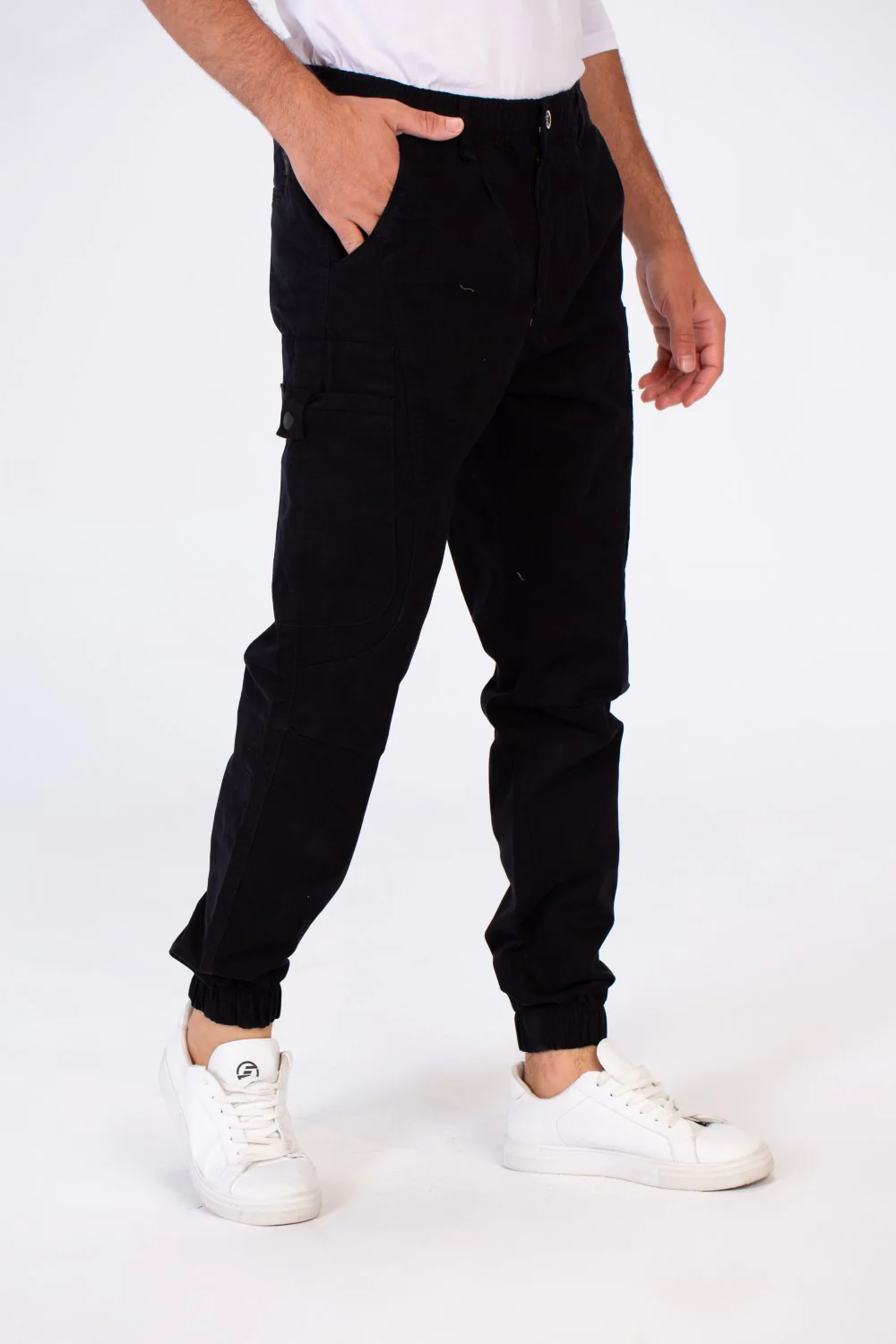 Men's Gabardine Sherwal Pants With Fashion Side Pockets - Image 3