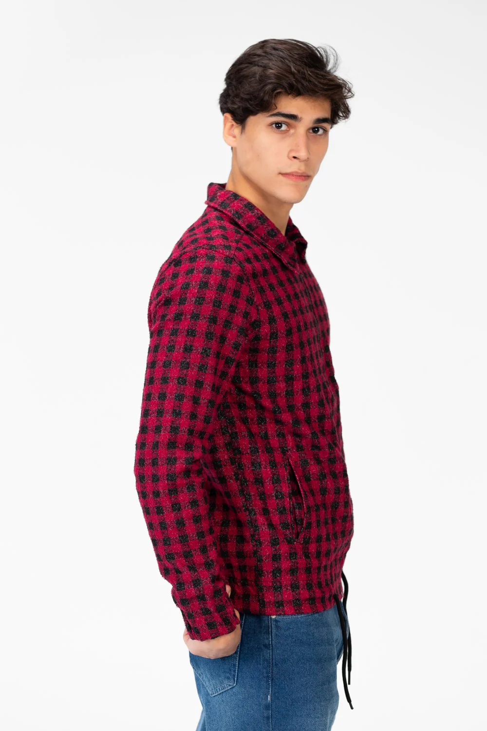 Men's Gogh Winter Shirt With Full Front Zip And Long Sleeves - Image 11