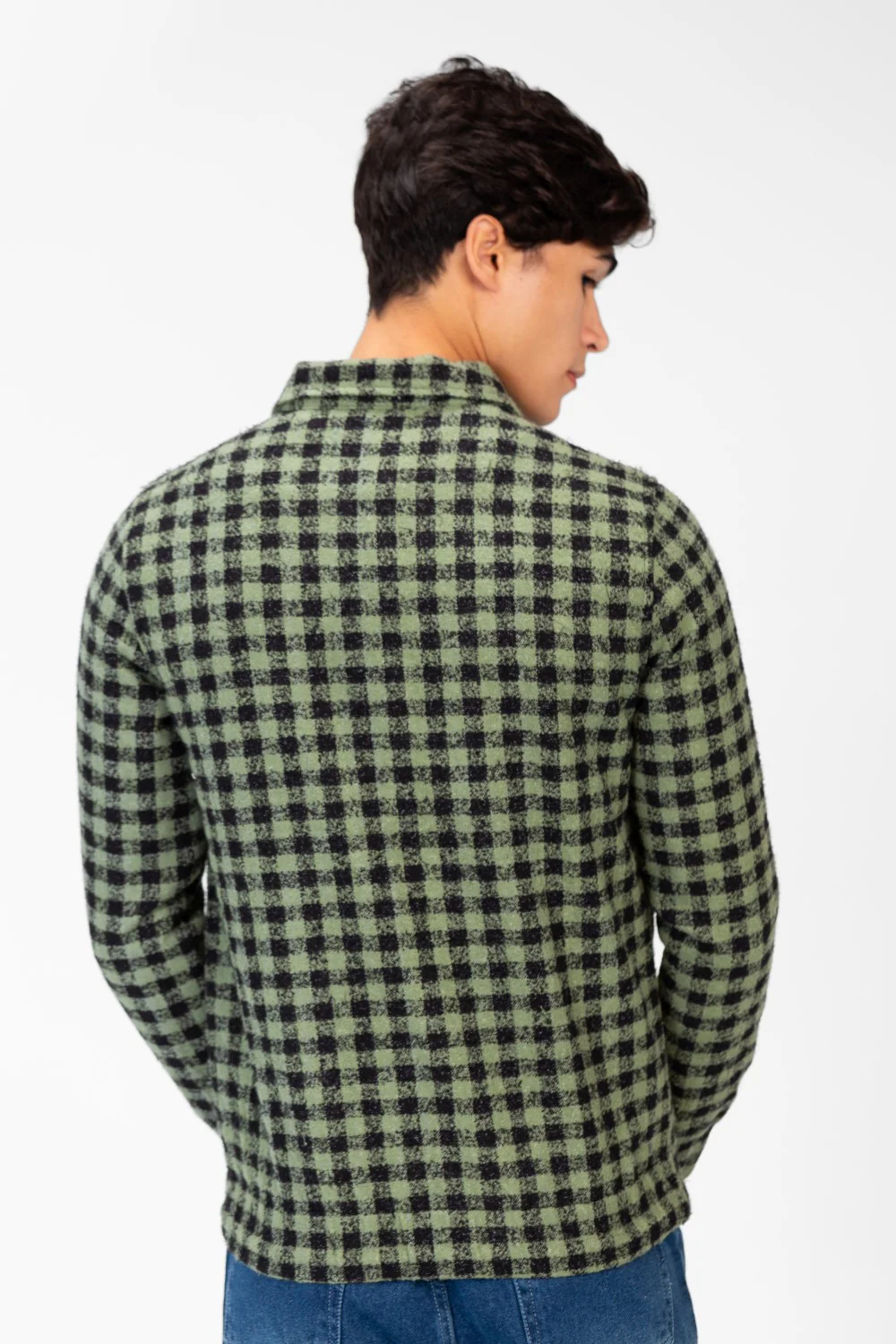 Men's Gogh Winter Shirt With Full Front Zip And Long Sleeves - Image 2