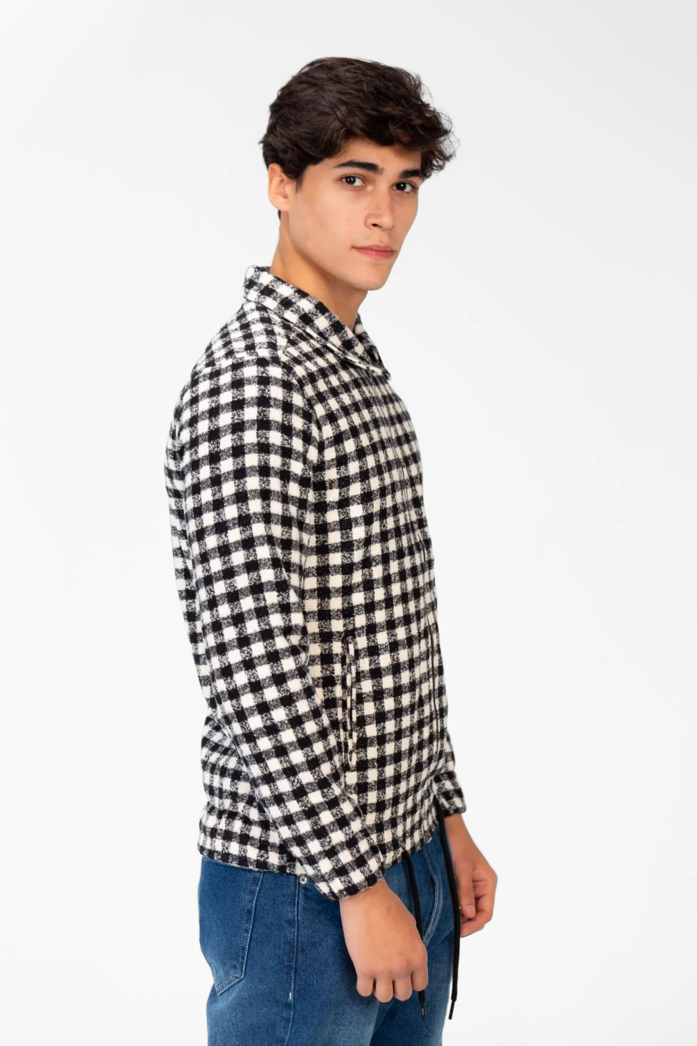 Men's Gogh Winter Shirt With Full Front Zip And Long Sleeves - Image 7