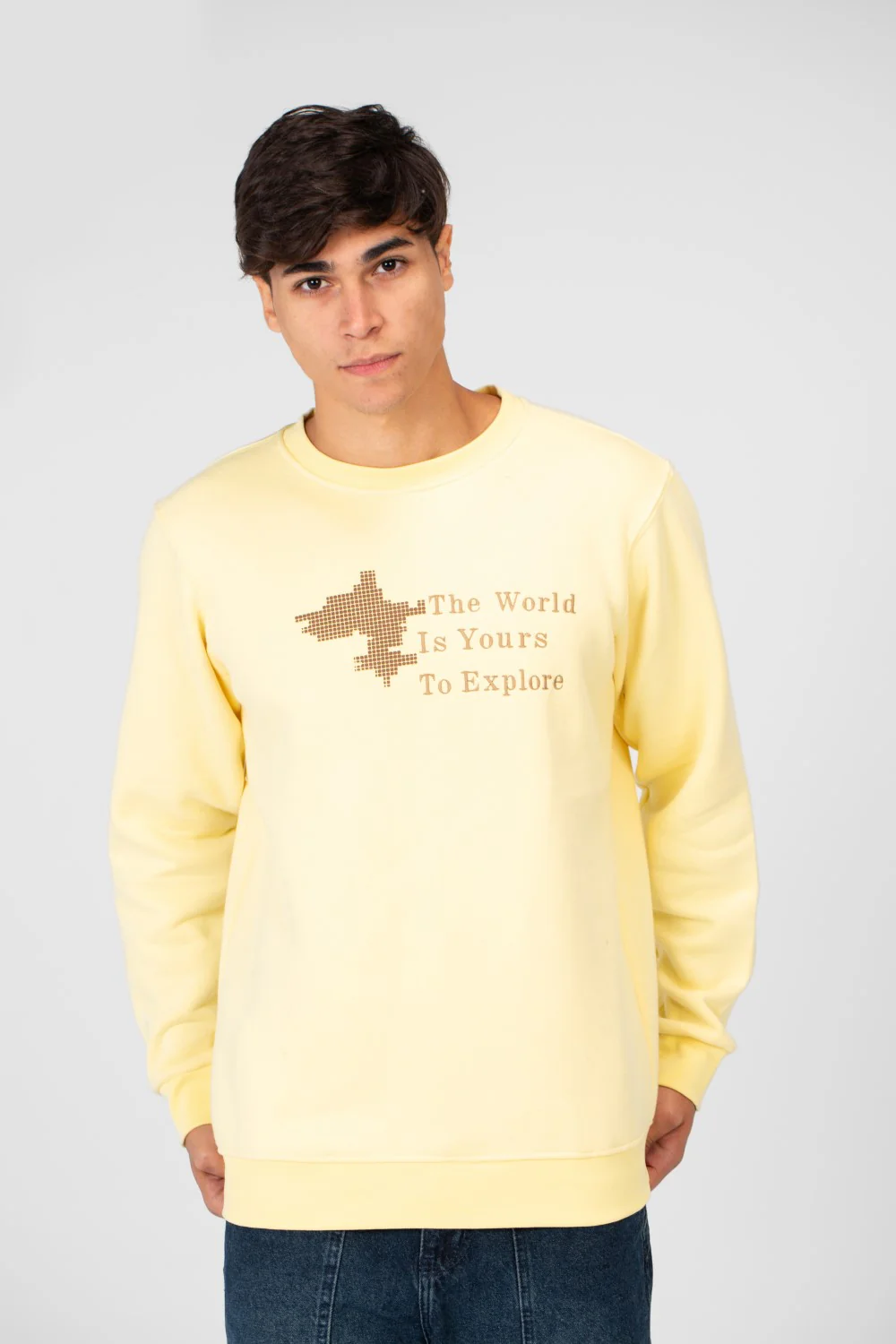 Men's Graphic Print Crew Neck Sweatshirt - Image 9