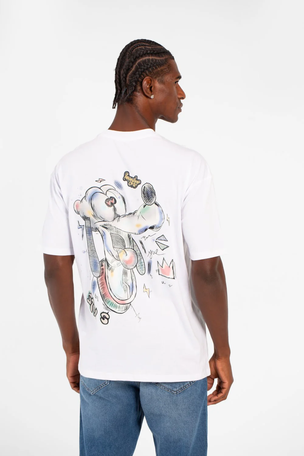 Men's Graphic Print Regular Fit Half Sleeve Crew Neck T-Shirt - Image 10