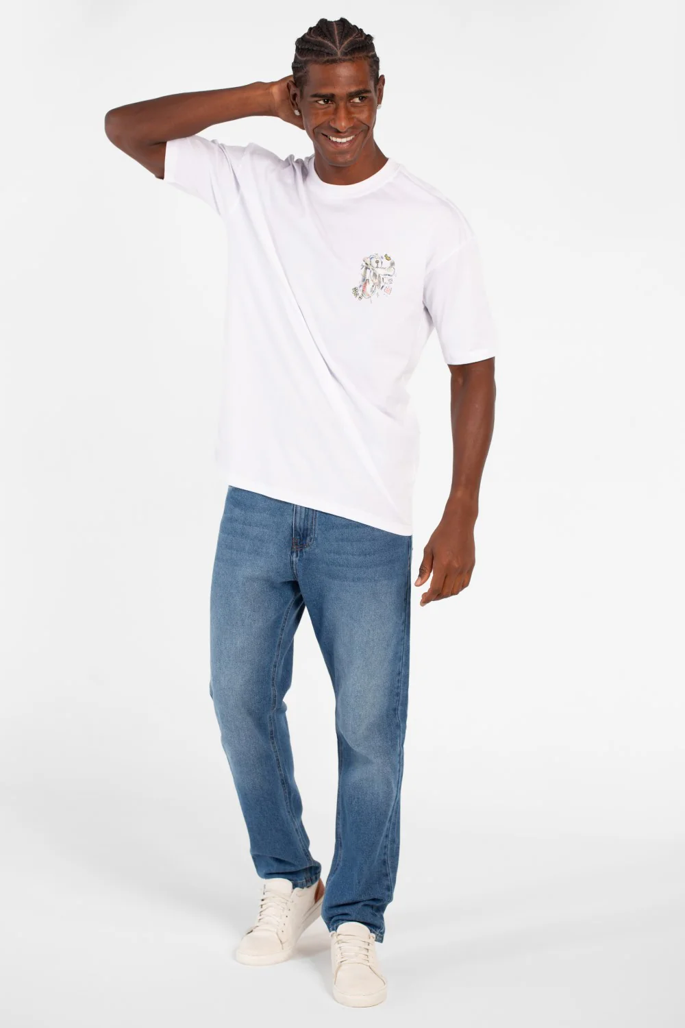 Men's Graphic Print Regular Fit Half Sleeve Crew Neck T-Shirt - Image 12
