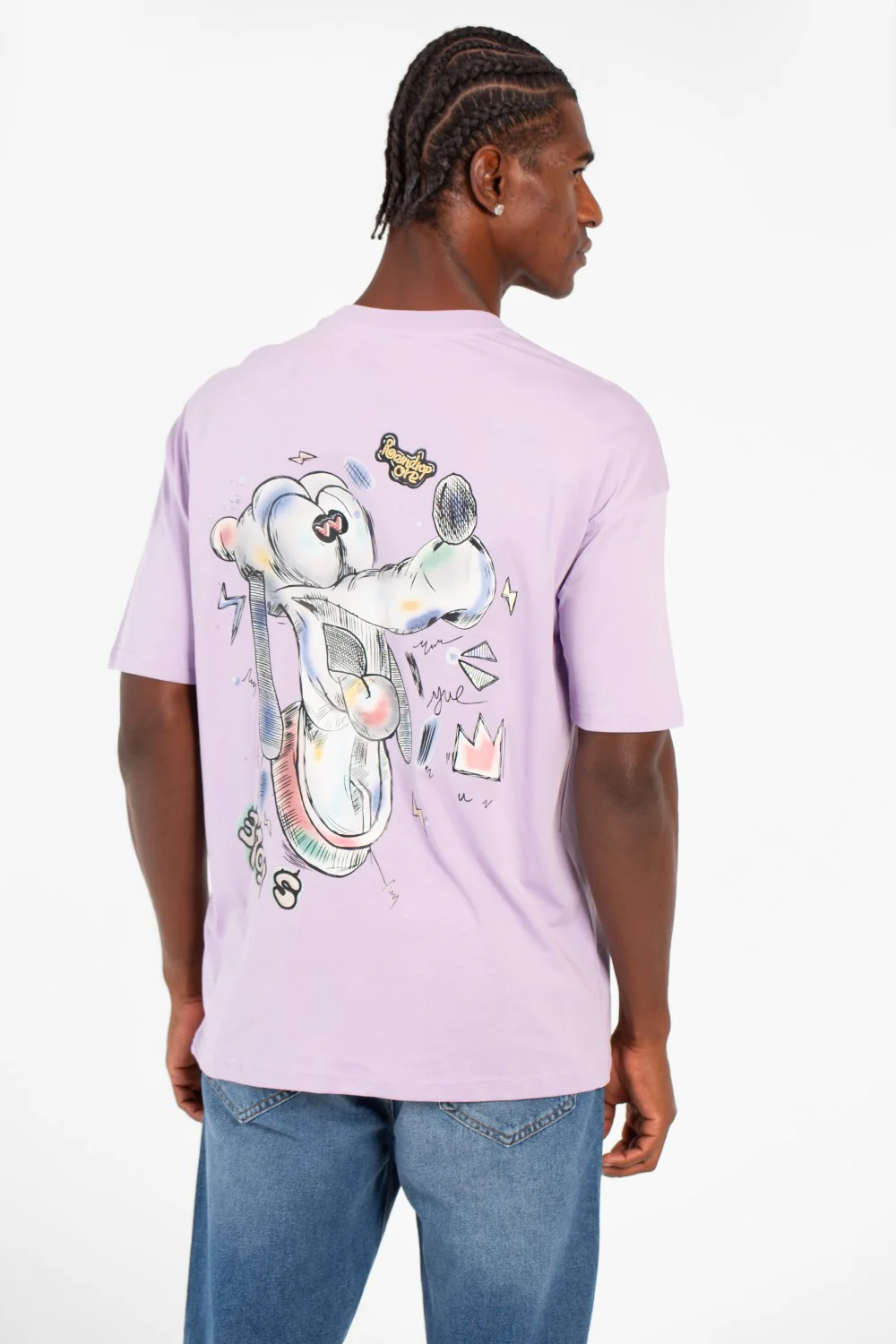 Men's Graphic Print Regular Fit Half Sleeve Crew Neck T-Shirt - Image 2