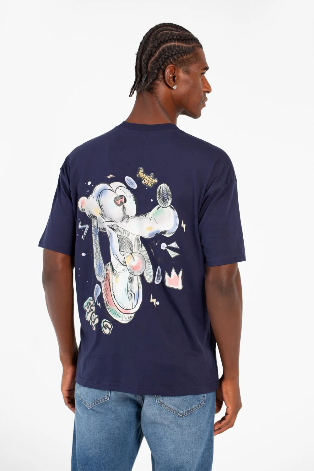 Men's Graphic Print Regular Fit Half Sleeve Crew Neck T-Shirt - Image 6
