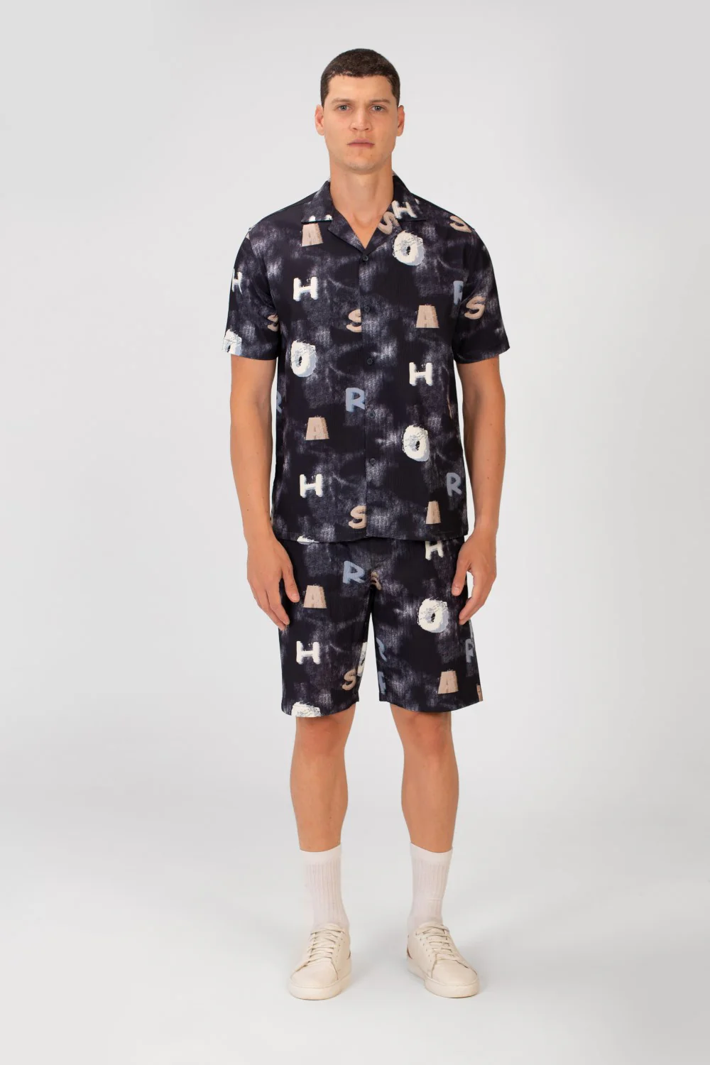 Men's Slim Fit Outfit With Letter Print In Summer High Quality - Image 12