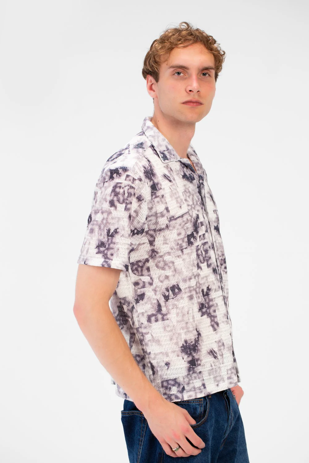Men's Half Sleeve Slim Fit Jakar Shirt In Distinctive Summer Colors - Image 3