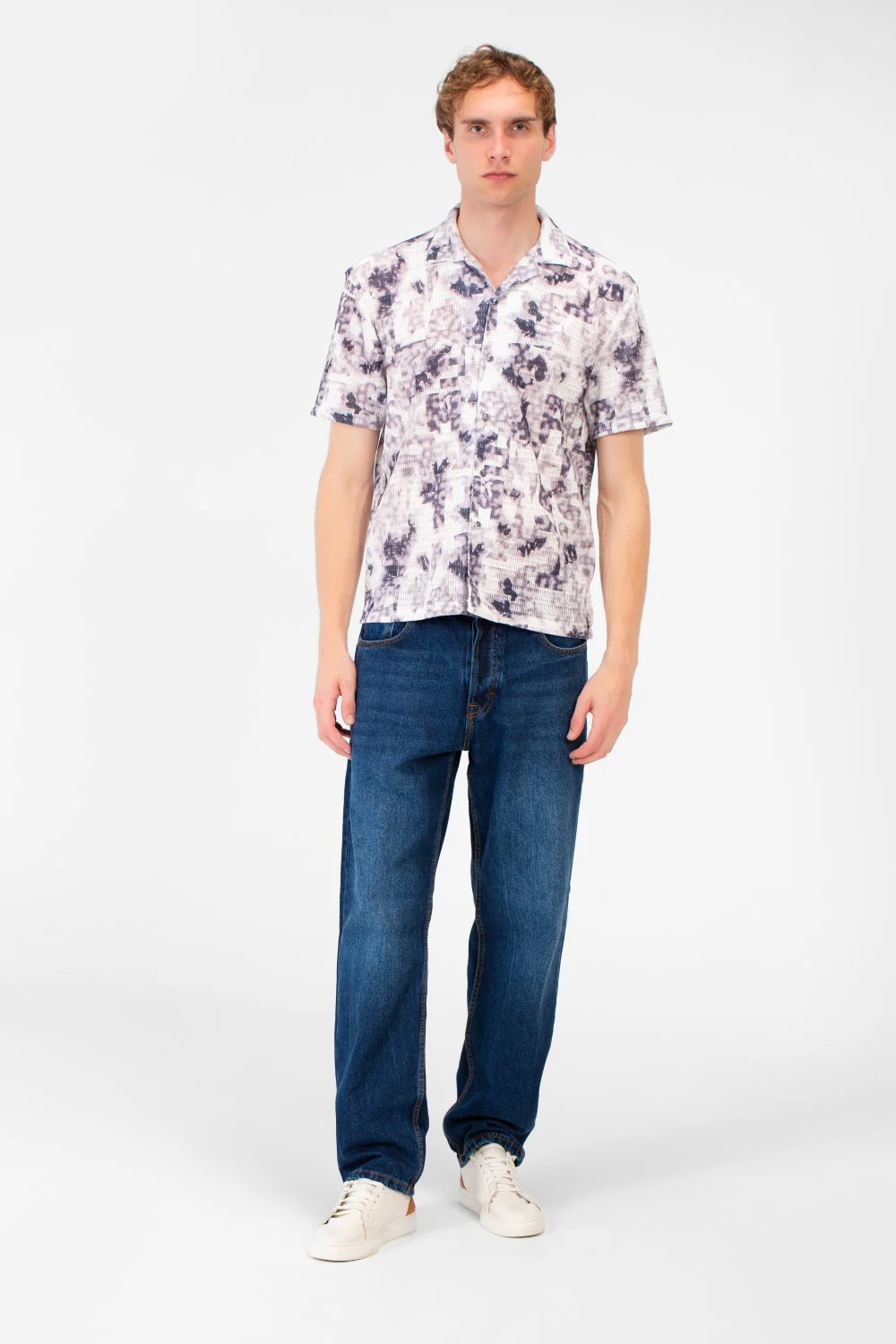 Men's Half Sleeve Slim Fit Jakar Shirt In Distinctive Summer Colors - Image 4
