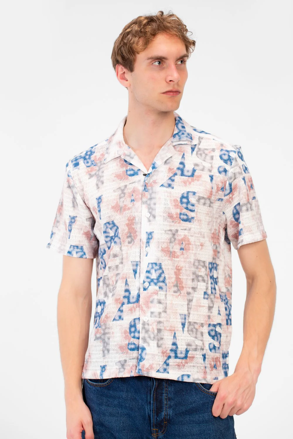 Men's Half Sleeve Slim Fit Jakar Shirt In Distinctive Summer Colors - Image 5