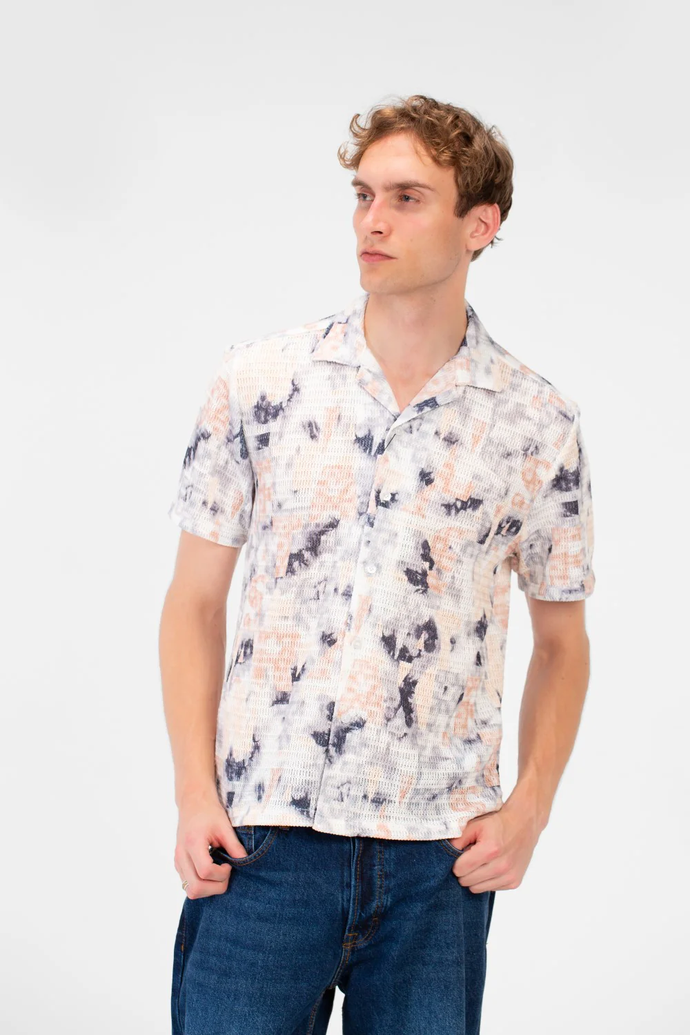 Men's Half Sleeve Slim Fit Jakar Shirt In Distinctive Summer Colors - Image 9