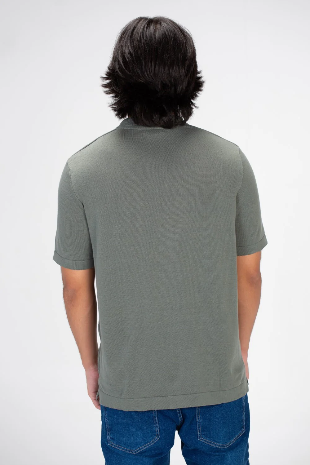 Men's Half Sleeved Plain Shirt With Front Buttons And Comfortable Material - Image 8
