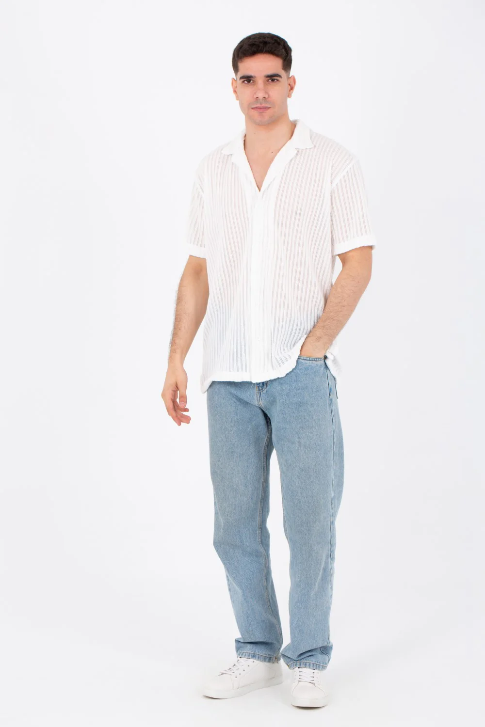Mens Half Sleeved Slim Fit Trico Shirt With A New Trendy Cut - Image 7