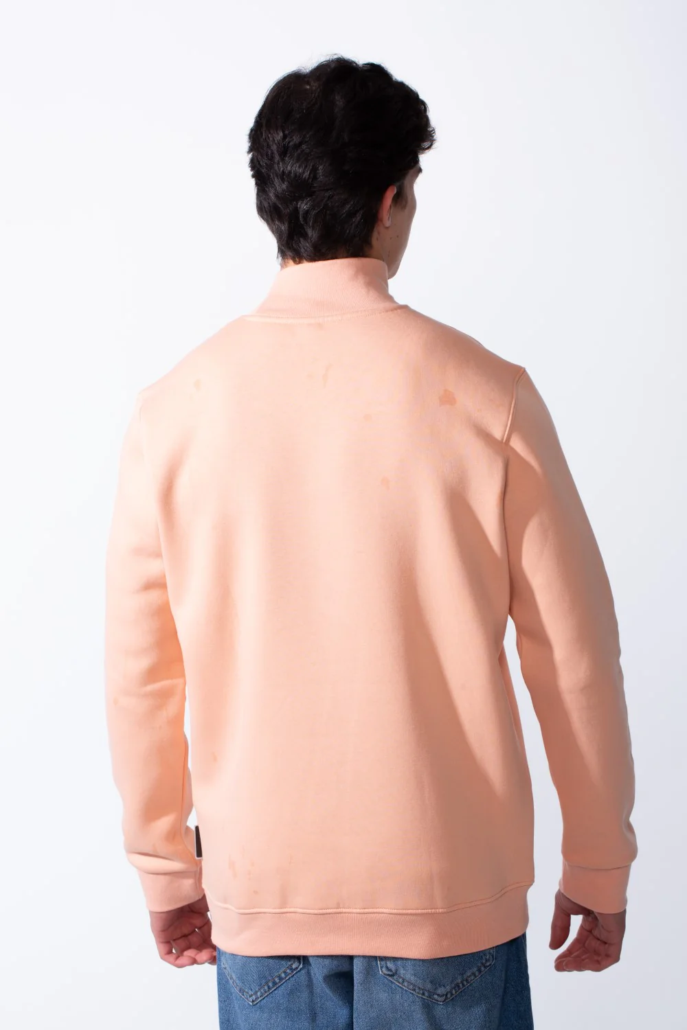 Men's High Neck Slim Fit Basic Long Sleeve Daily Wear Sweatshirt - Image 6