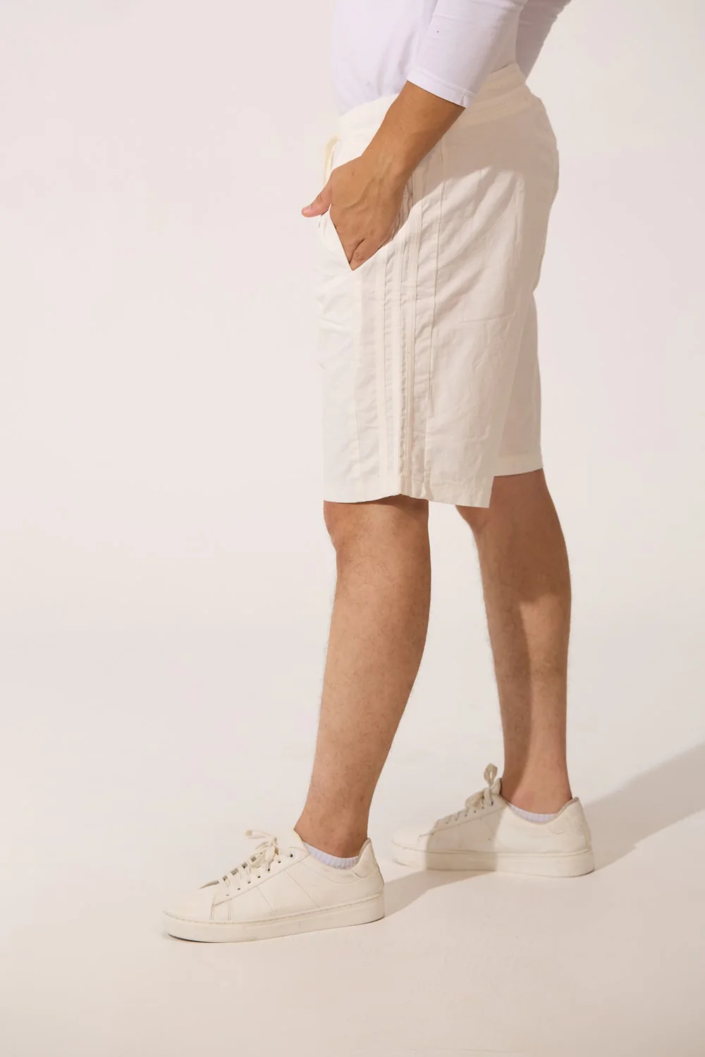 Men's High Quality Basic Linen Short With Drawstring At The Waist And Pockets - Image 16