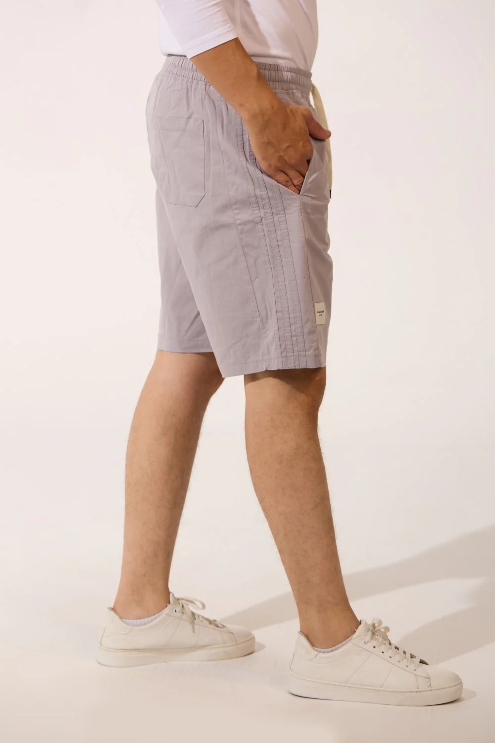 Men's High Quality Basic Linen Short With Drawstring At The Waist And Pockets - Image 19