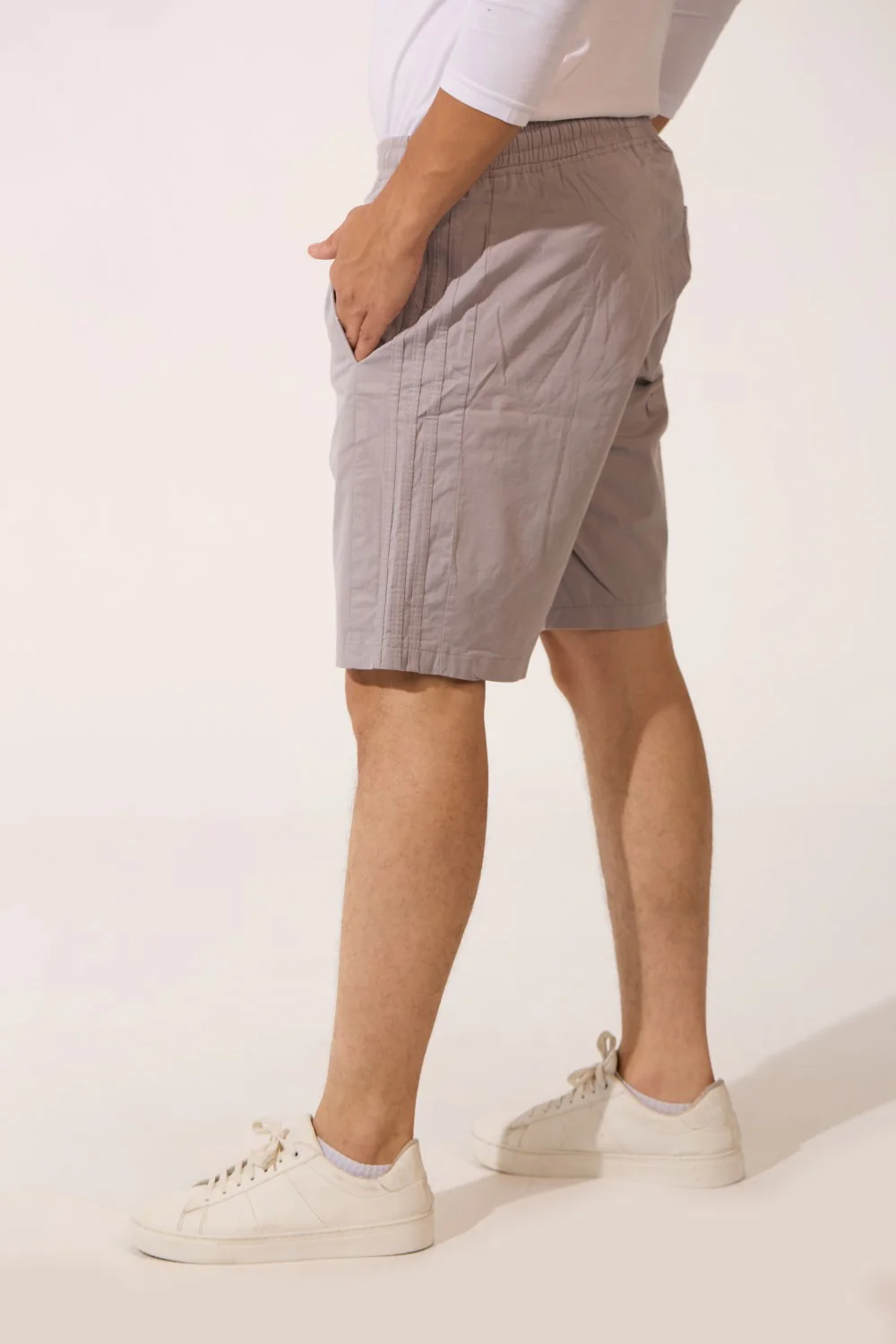 Men's High Quality Basic Linen Short With Drawstring At The Waist And Pockets - Image 20