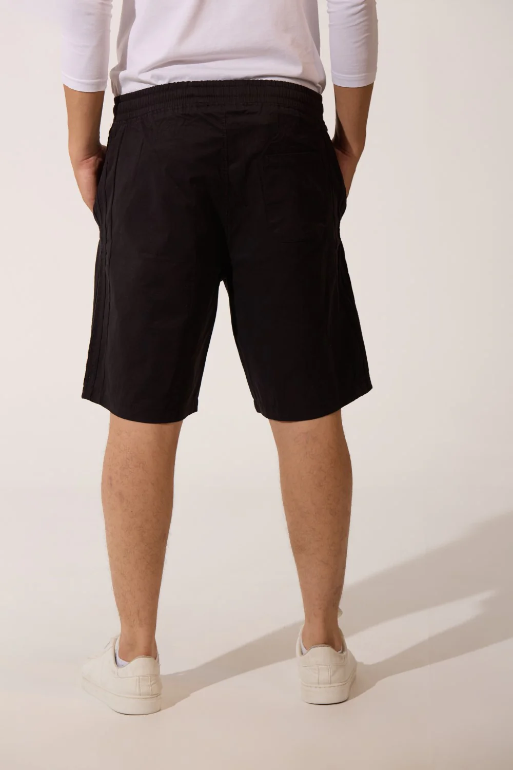 Men's High Quality Basic Linen Short With Drawstring At The Waist And Pockets - Image 6