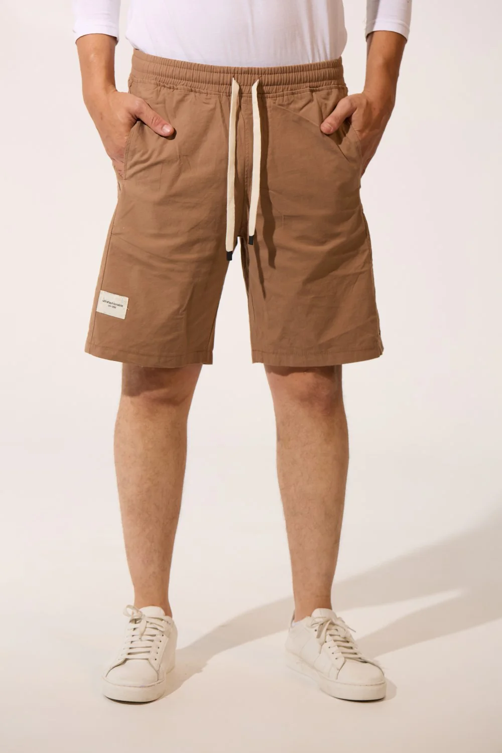 Men's High Quality Basic Linen Short With Drawstring At The Waist And Pockets - Image 9