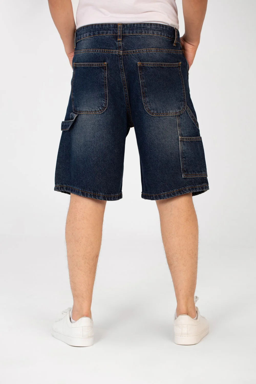 Men's High Quality Cutting Denim Short With Pockets And Modern Design - Image 2
