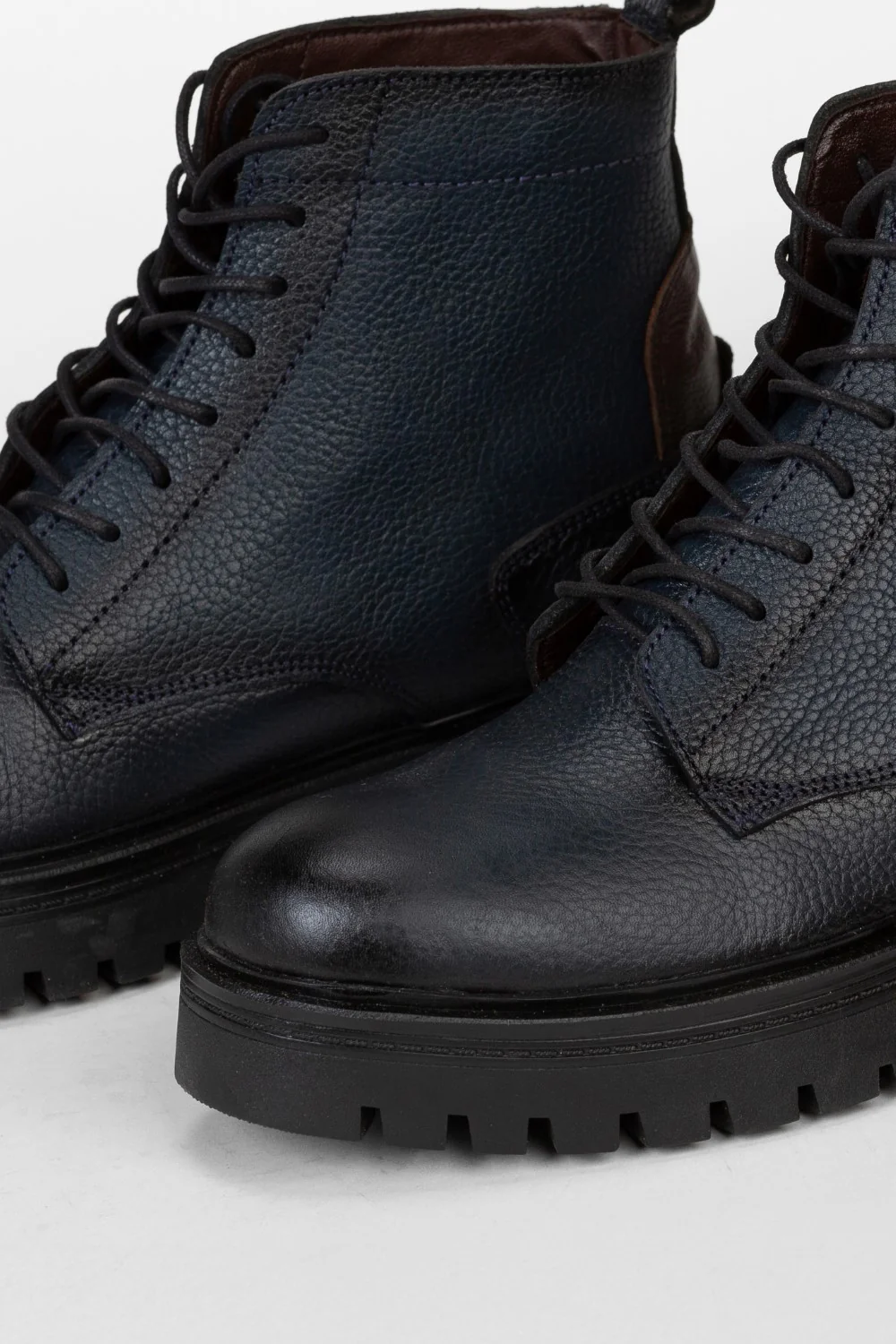 Men's High Top Leather Half Boot Shoes - Image 7