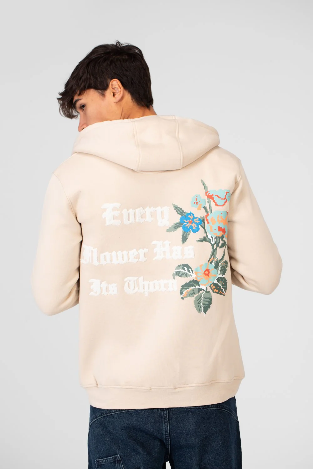 Men's Hood Sweatshirt With Full Zipper And Pockets - Image 2