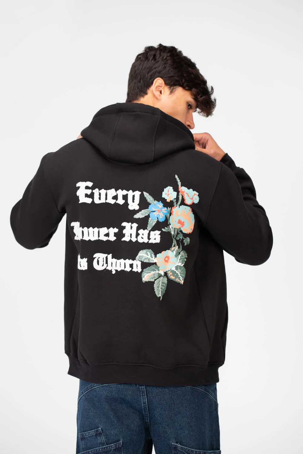 Men's Hood Sweatshirt With Full Zipper And Pockets - Image 6