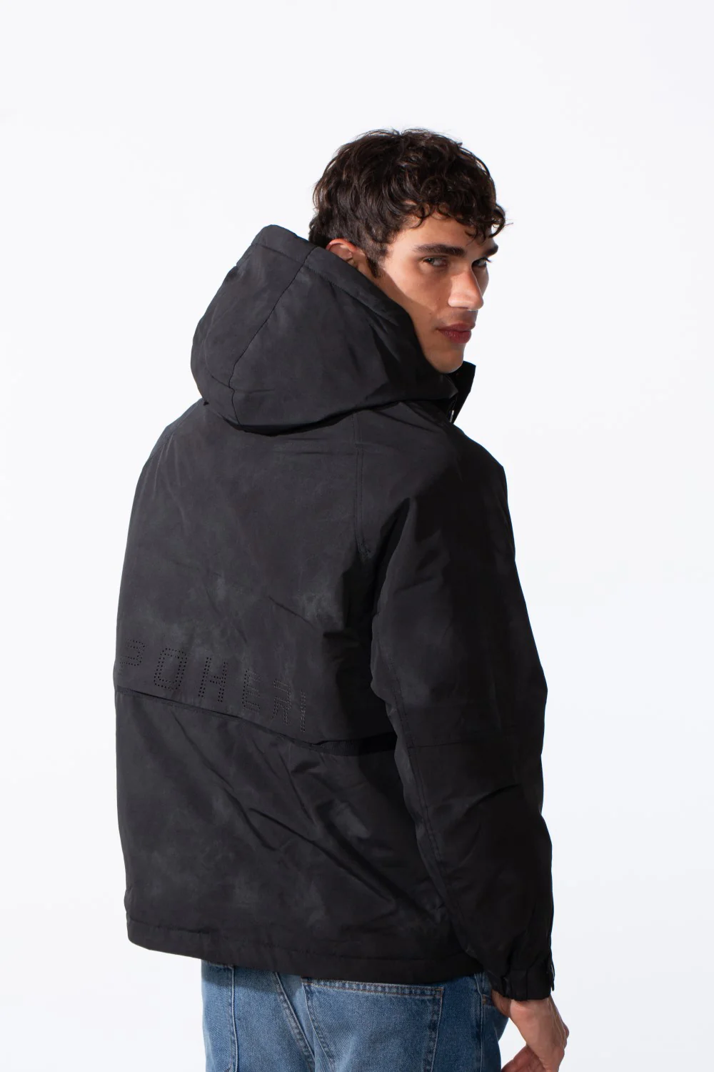 Men's Hood Waterproof Front Pockets Jacket - Image 6