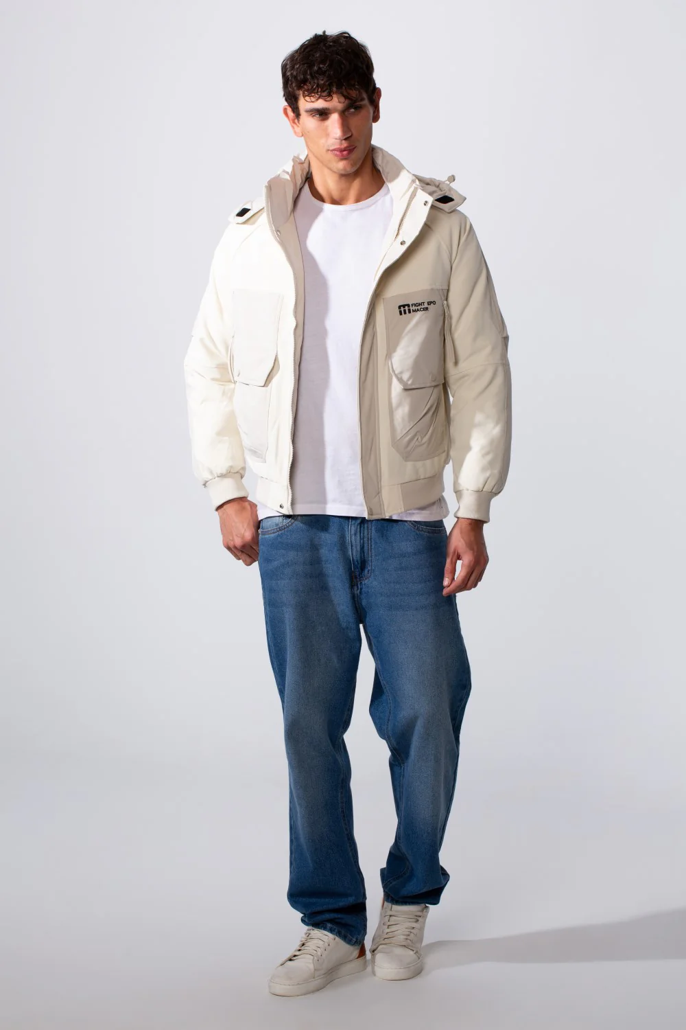 Men's Hooded Casual Utility Waterproof Jacket - Image 11