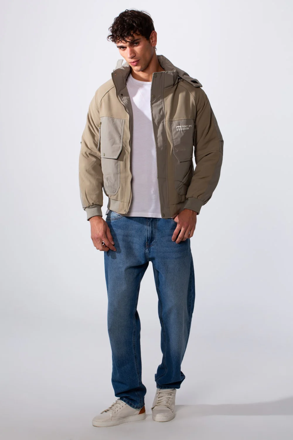 Men's Hooded Casual Utility Waterproof Jacket - Image 15