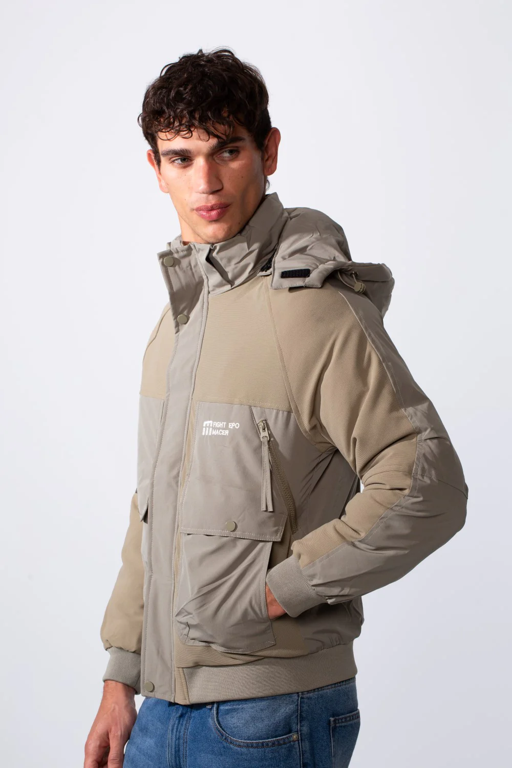 Men's Hooded Casual Utility Waterproof Jacket - Image 16