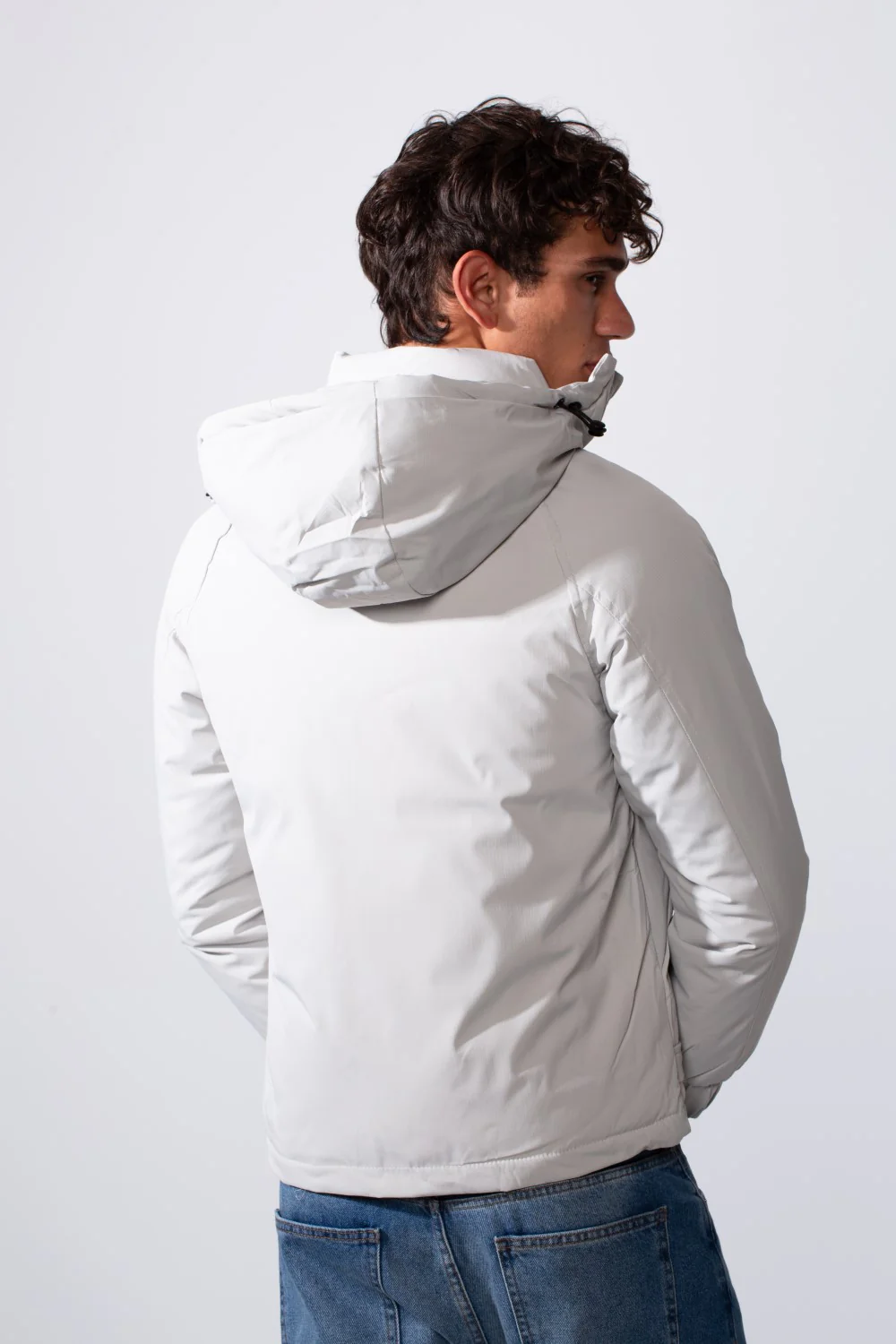 Men's Hooded Long Sleeve Basic Casual Waterproof Jacket - Image 10