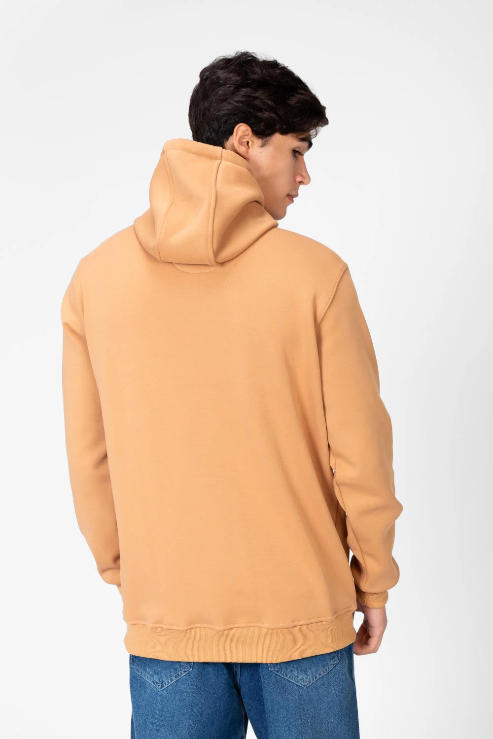 Men's Hooded Sweatshirt With Front Pocket And Long Sleeves - Image 10