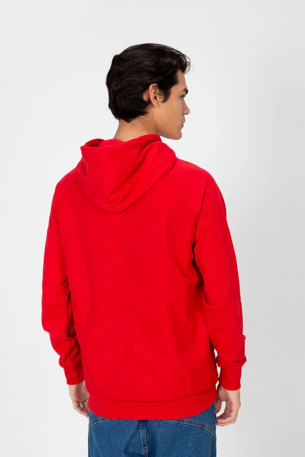 Men's Hooded Sweatshirt With Full Front Zip And Pockets - Image 2